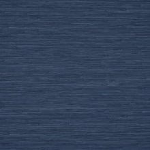 Load image into Gallery viewer, Schumacher Horizon Grasscloth Vinyl Wallpaper 5017277 / Indigo