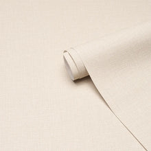 Load image into Gallery viewer, Schumacher Linen Gesso Vinyl Wallpaper 5017282 / Sand