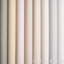 Load image into Gallery viewer, Schumacher Linen Gesso Vinyl Wallpaper 5017282 / Sand