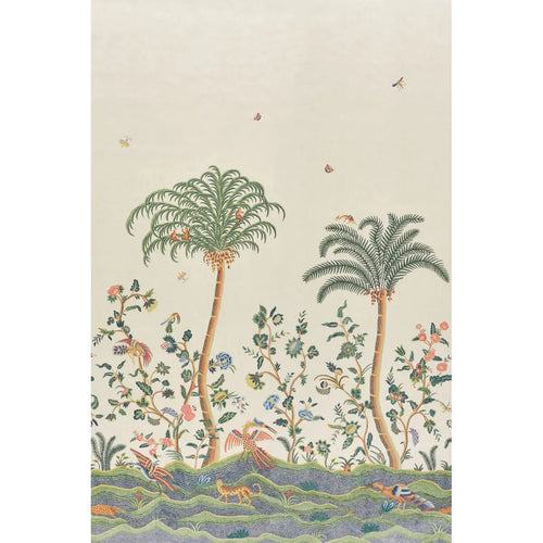 Schumacher Spotswood Crewel 2 Panel Set  Wallpaper 5017320 / Multi