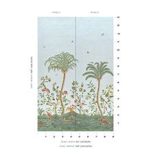 Load image into Gallery viewer, Schumacher Spotswood Crewel 2 Panel Set  Wallpaper 5017322 / Sky
