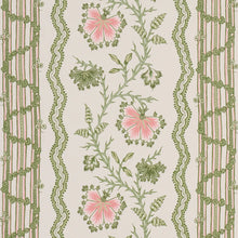 Load image into Gallery viewer, Schumacher Parvati Floral Stripe Wallpaper 5017330 / Petal