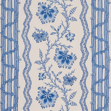 Load image into Gallery viewer, Schumacher Parvati Floral Stripe Wallpaper 5017332 / Delft