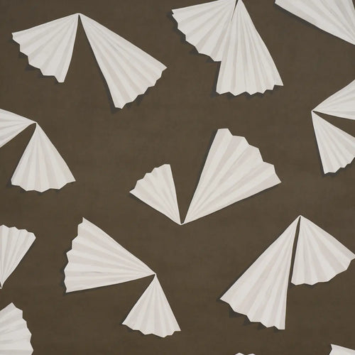 Schumacher Antoinette Wallpaper 5017350 / Espresso