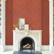 Load image into Gallery viewer, Schumacher Colette Wallpaper 5017370 / Red