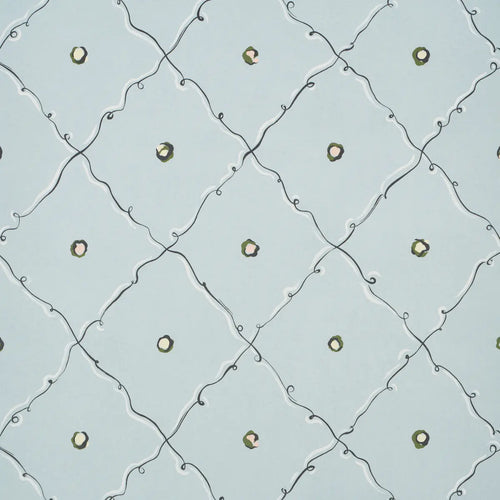 Schumacher Colette Wallpaper 5017372  / Air