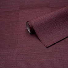 Load image into Gallery viewer, Schumacher Quinton Offset Rib Wallcovering Wallpaper 5017411 / Oxblood