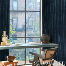 Load image into Gallery viewer, Schumacher Alden Organic Plaster Wallcoveringlpaper 5017421 /  Deep Sea