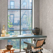 Load image into Gallery viewer, Schumacher Rune Pinstripe Wallcovering Wallpaper 5017430 / Silver
