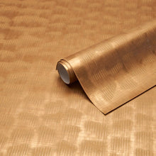 Load image into Gallery viewer, Schumacher Rune Pinstripe Wallcovering Wallpaper 5017431 / Gold