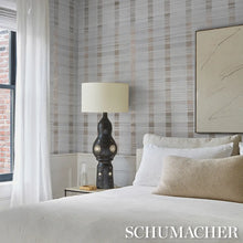 Load image into Gallery viewer, Schumacher Orren Ridged Wallcovering Wallpaper 5017440 / Pewter