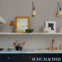 Load image into Gallery viewer, Schumacher Rimini Rib Vinyl Wallpaper 5017472 / Pearl