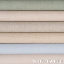 Load image into Gallery viewer, Schumacher Campagne Linen Vinyl Wallpaper 5017520 / Alabaster
