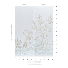 Load image into Gallery viewer, Schumacher Charlotte's Garden 2 Panel Set Wallpaper 5017552 / Periwinkle
