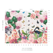 Load image into Gallery viewer, Schumacher Flores Paradisi 4 Panel Set Wallpaper 5017560 / Rose &amp; Peony