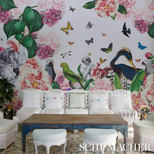 Load image into Gallery viewer, Schumacher Flores Paradisi 4 Panel Set Wallpaper 5017560 / Rose &amp; Peony