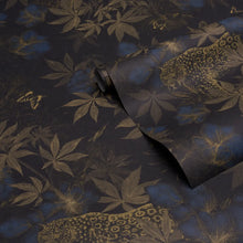 Load image into Gallery viewer, Schumacher Nocturnum Wallpaper 5017571 / Indigo &amp; Ochre