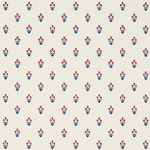 Load image into Gallery viewer, Schumacher Moira Hand Print Wallpaper 5017661 / Blue &amp; Red