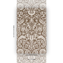 Load image into Gallery viewer, Schumacher Suffolk Damask Wallpaper 5017720 / Brown