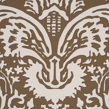 Load image into Gallery viewer, Schumacher Suffolk Damask Wallpaper 5017720 / Brown