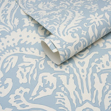 Load image into Gallery viewer, Schumacher Suffolk Damask Wallpaper 5017721 / Blue