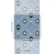 Load image into Gallery viewer, Schumacher Edith Wallpaper 5017841 / Blue