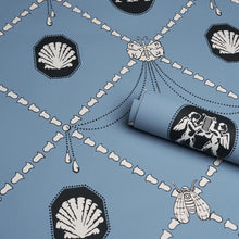 Load image into Gallery viewer, Schumacher Edith Wallpaper 5017841 / Blue