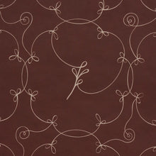 Load image into Gallery viewer, Schumacher Broderie Wallpaper 5017850 / Bordeaux
