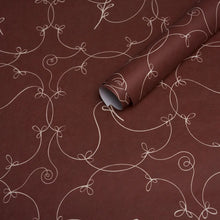 Load image into Gallery viewer, Schumacher Broderie Wallpaper 5017850 / Bordeaux