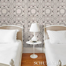Load image into Gallery viewer, Schumacher Garden Of Hearts Wallpaper 5017860 / Black &amp; Ivory