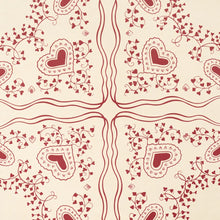 Load image into Gallery viewer, Schumacher Garden Of Hearts Wallpaper 5017861 / Red
