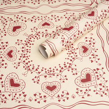 Load image into Gallery viewer, Schumacher Garden Of Hearts Wallpaper 5017861 / Red