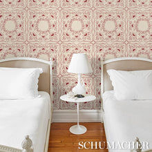 Load image into Gallery viewer, Schumacher Garden Of Hearts Wallpaper 5017861 / Red