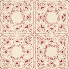 Load image into Gallery viewer, Schumacher Garden Of Hearts Wallpaper 5017861 / Red