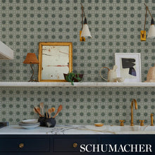 Load image into Gallery viewer, Schumacher Puntini Sisal Wallpaper 5017871 / Seaglass