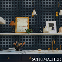 Load image into Gallery viewer, Schumacher Puntini Sisal Wallpaper 5017873 / Indigo