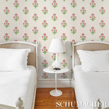 Load image into Gallery viewer, Schumacher Poppy Print Wallpaper 5017980 / Rose &amp; Grass