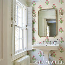 Load image into Gallery viewer, Schumacher Poppy Print Wallpaper 5017980 / Rose &amp; Grass