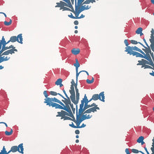 Load image into Gallery viewer, Schumacher Dianthus Print Wallpaper 5017990 / Indigo &amp; Iron