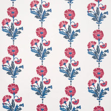 Load image into Gallery viewer, Schumacher Dianthus Print Wallpaper 5017990 / Indigo &amp; Iron