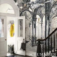 Load image into Gallery viewer, Schumacher Palazzo 4 Panel Set Wallpaper 5018110 / Antique Blue