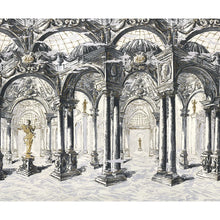 Load image into Gallery viewer, Schumacher Palazzo 4 Panel Set Wallpaper 5018110 / Antique Blue
