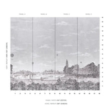 Load image into Gallery viewer, Schumacher Promenade 4 Panel Set Wallpaper 5018121 / Grisaille