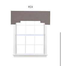 Load image into Gallery viewer, Custom Made Cornice Board, Shower Curtains and Tiebacks in Thibaut Audrey / Blue