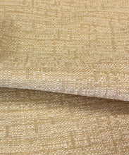 Load image into Gallery viewer, Wheat Beige MCM Mid Century Modern Woven Nubby Tweed Water Resistant Upholstery Fabric