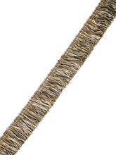 Load image into Gallery viewer, 2" Wide Taupe Beige Cream Grey Brush Upholstery Fringe Trim