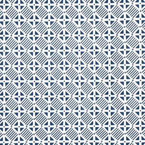 Set of Two Made to Order Thibaut Plaza Side Drapery Panels