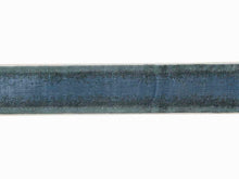 Load image into Gallery viewer, 2.75" Wide Teal Blue Green Velvet Drapery Tape Trim