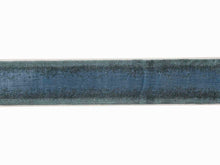 Load image into Gallery viewer, 2.75" Wide Teal Blue Green Velvet Drapery Tape Trim