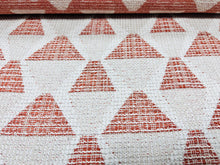 Load image into Gallery viewer, Cavallo Clay Terracotta Cream Geometric Tribal InsideOut Performance Upholstery Fabric